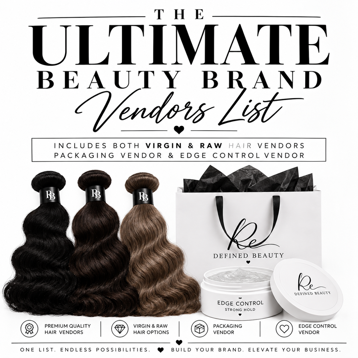 The Ultimate Beauty Brand Vendors List