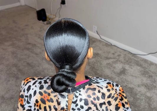 Sleek Low Knot Bun Ponytail Course